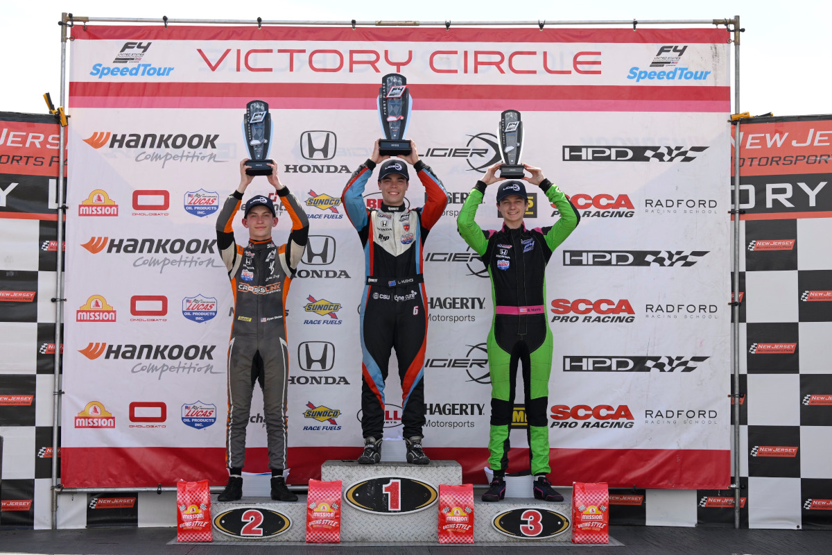 Hughes sweeps F4 US Sunday at NJMP
