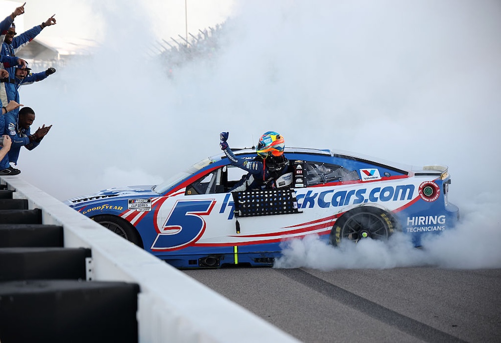 Larson prevails as NASCAR pandemonium breaks out at WWTR