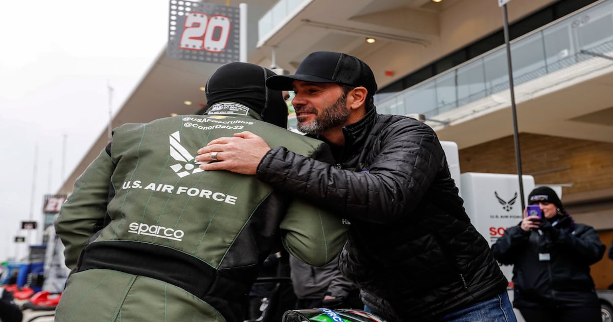 Johnson stops by IndyCar COTA test | RACER