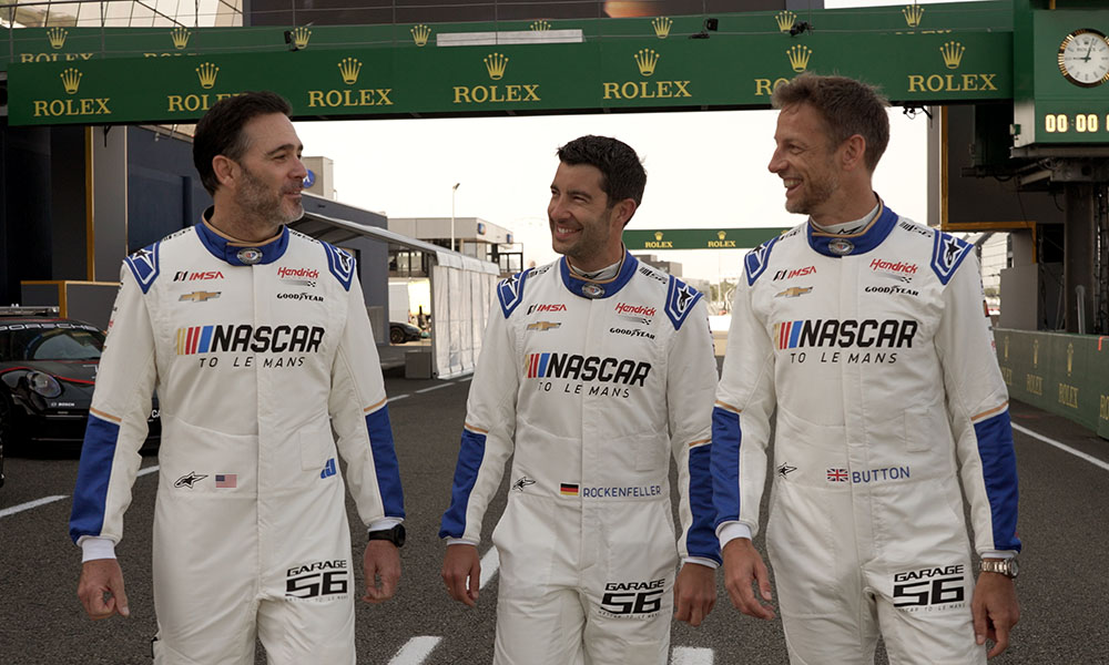 Garage 56 Walk & Talk with Jenson Button, Mike Rockenfeller and Jimmie Johnson