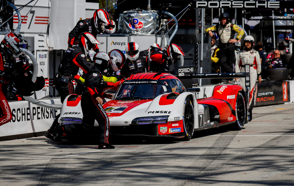 One set of tires, one win for Porsche Penske Motorsports