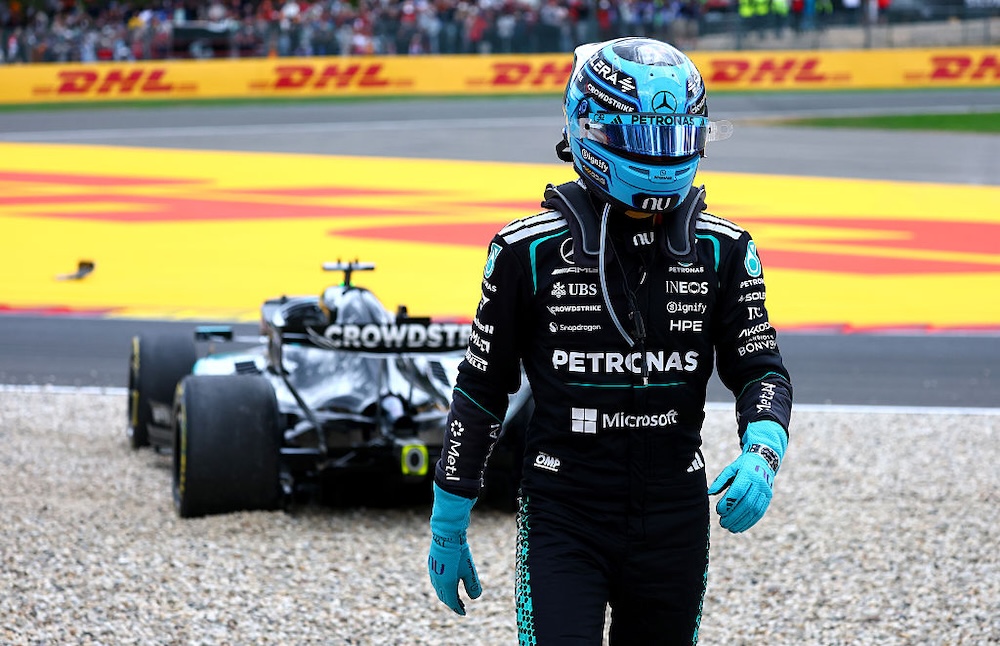 Wolff feeling pain of Russell’s lost points in Mercedes’ F1 title battle