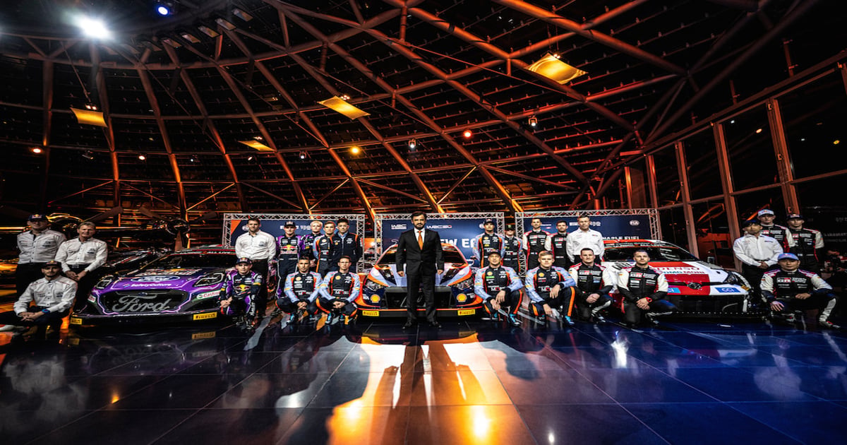 Covers come off the all-new Rally1 WRC cars at launch event | RACER
