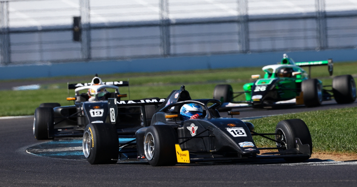 Majman, Nanji, Rousseau top USF Pro testing at IMS | RACER