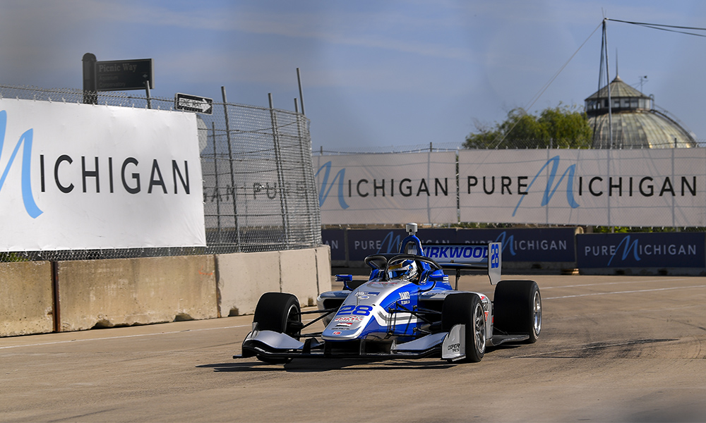 Kirkwood takes pole for Indy Lights Grand Prix of Detroit