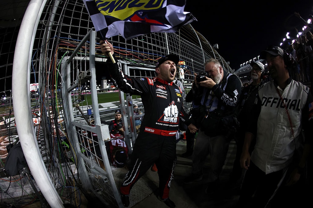 Riggs tightens Truck Series Chase with win at Charlotte
