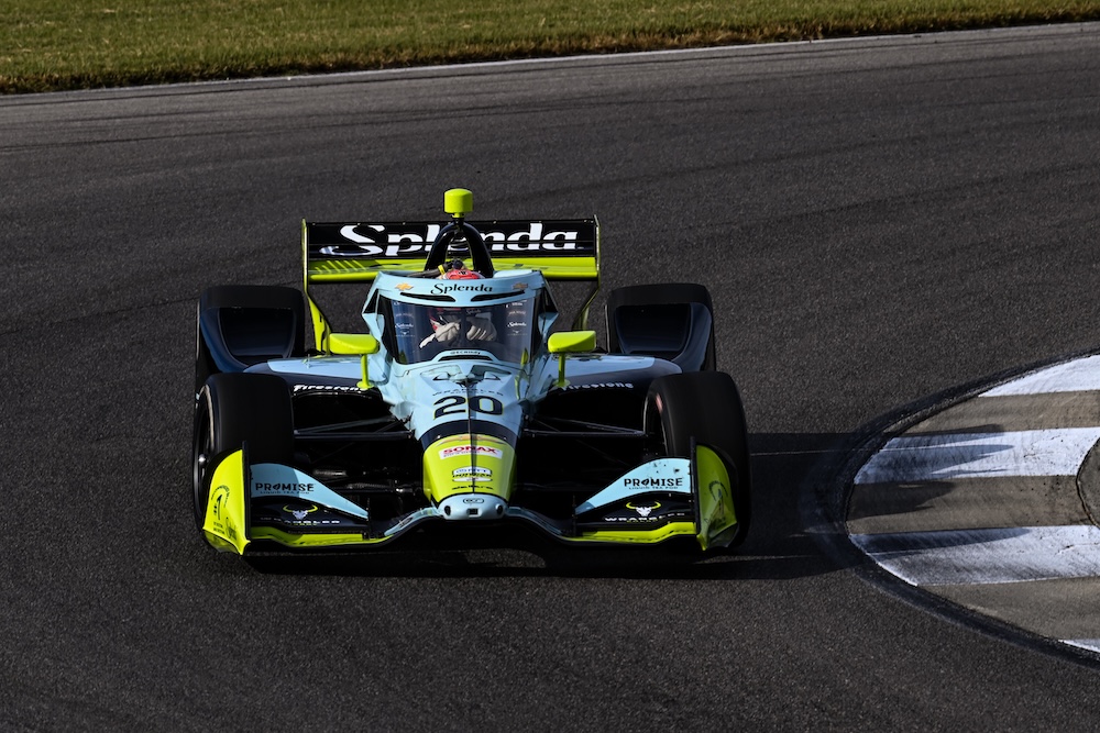 McElrea tops Barber IndyCar test for ECR
