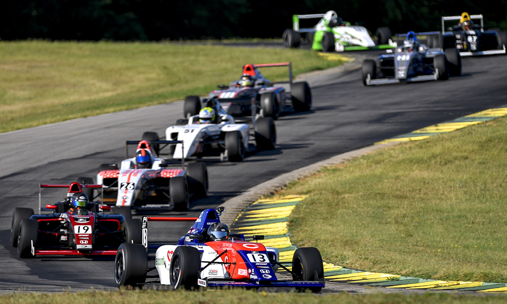 F4 U.S. storms into Barber with four-race circuit debut