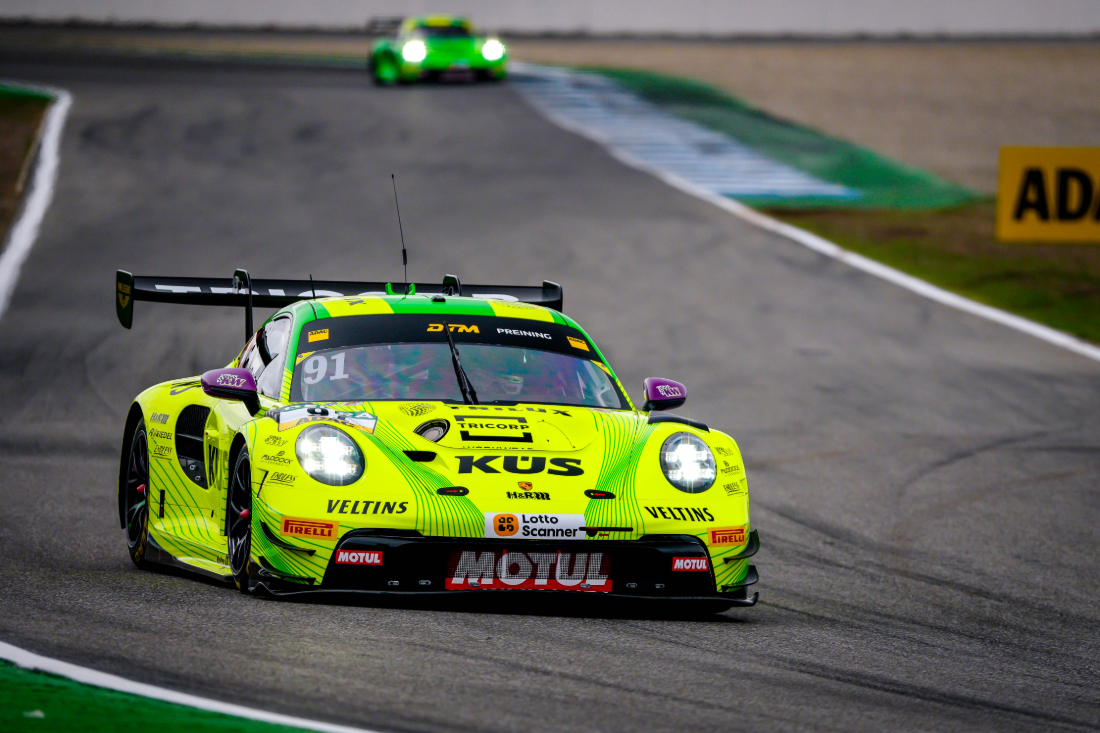 Preining lays down marker ahead of DTM title showdown