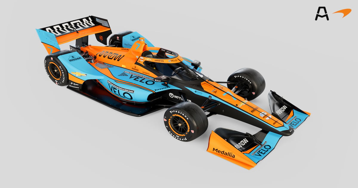 Arrow McLaren unveils Rossi's 2023 IndyCar livery | RACER