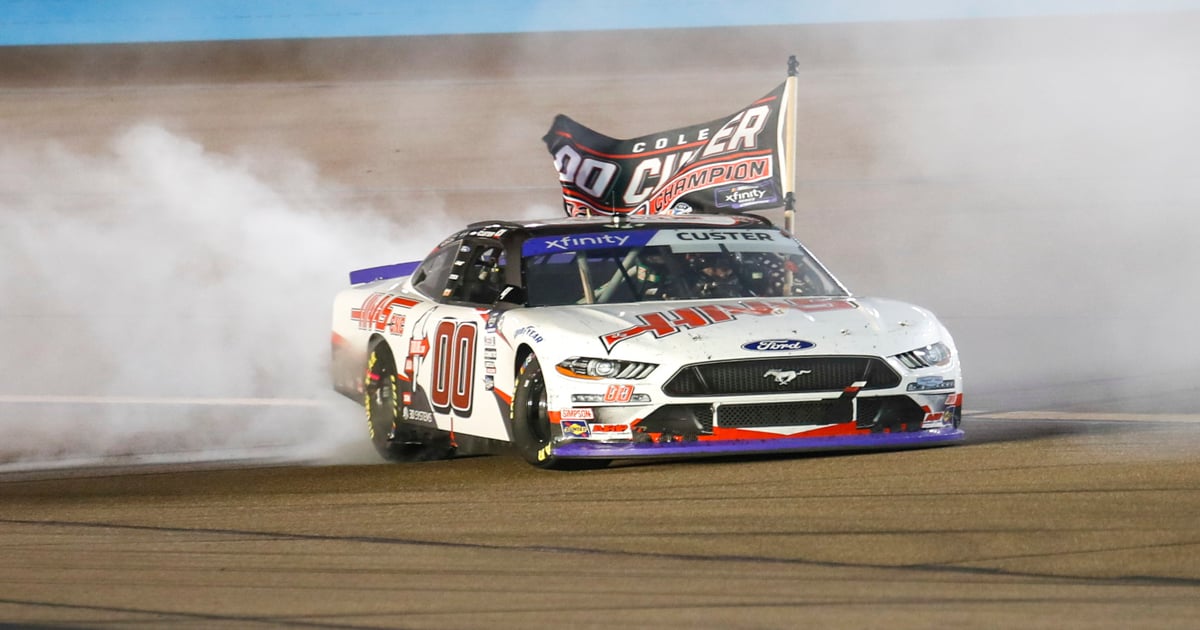 Custer wins three-wide overtime battle for Xfinity title at Phoenix | RACER