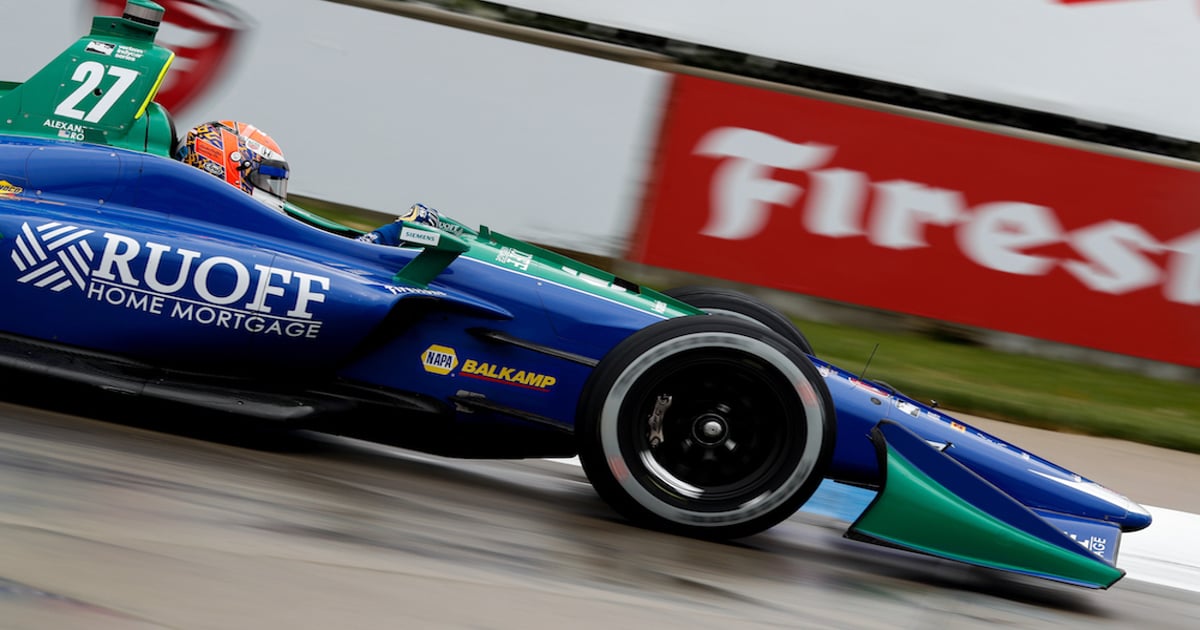 Rossi comes up short despite strong Detroit run | RACER