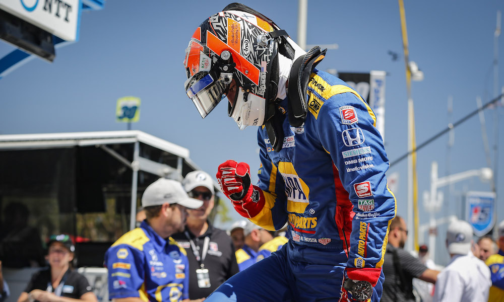 Rossi repeats as Long Beach polesitter