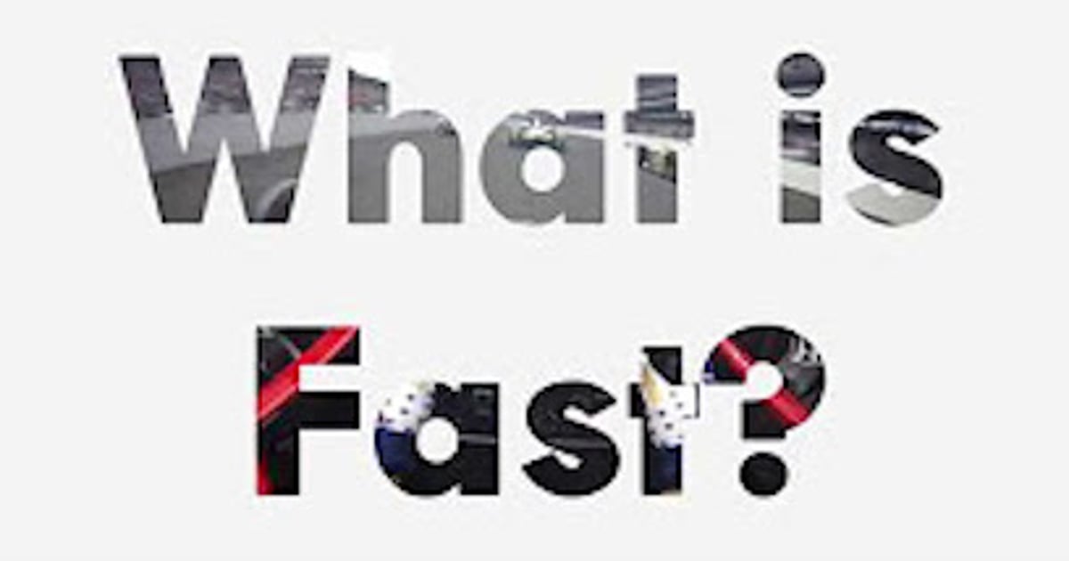 SAFEisFAST: What is fast? | RACER