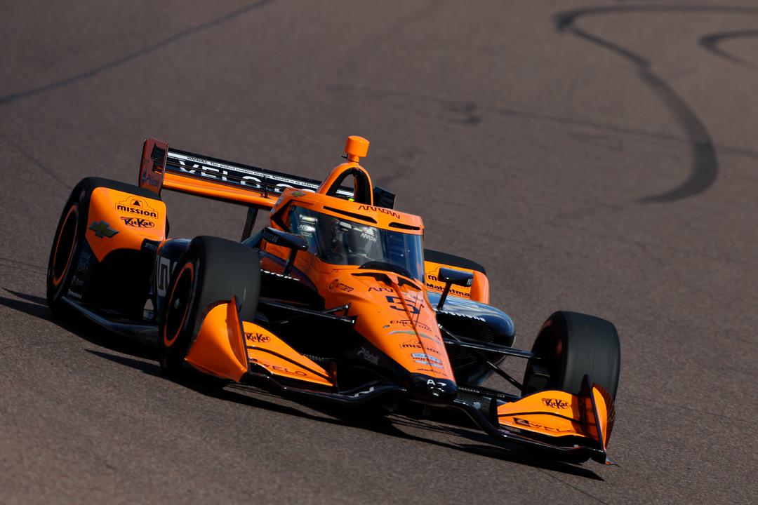 Late turn of speed puts O’Ward ahead in opening WWTR IndyCar practice