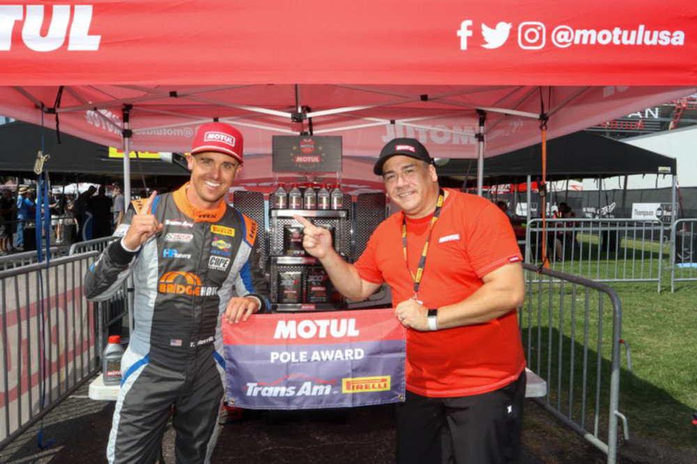 Merrill on TA2 pole in Nashville