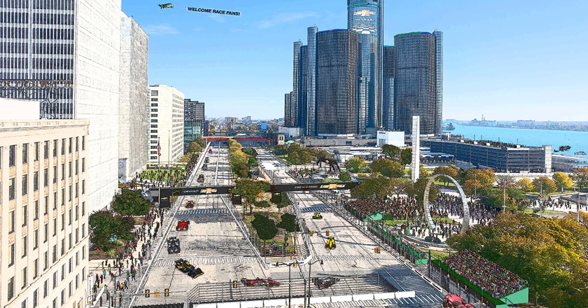 New renderings revealed of downtown layout for '23 Detroit GP | RACER