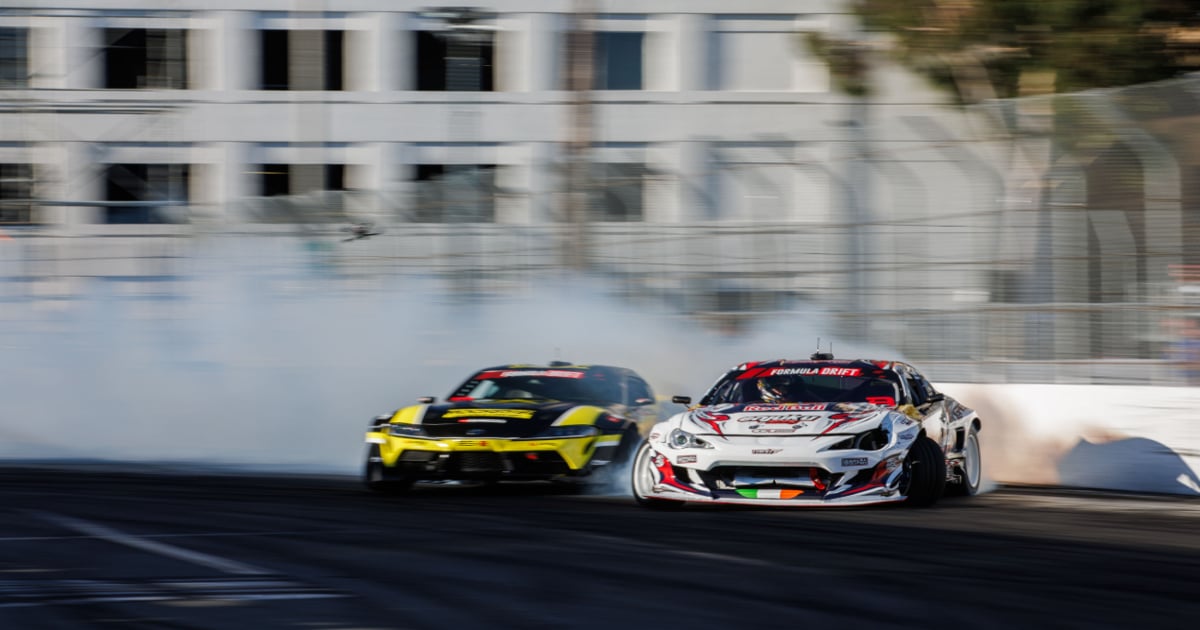 Shanahan looks to hold off Formula DRIFT PRO title rivals at Long Beach ...
