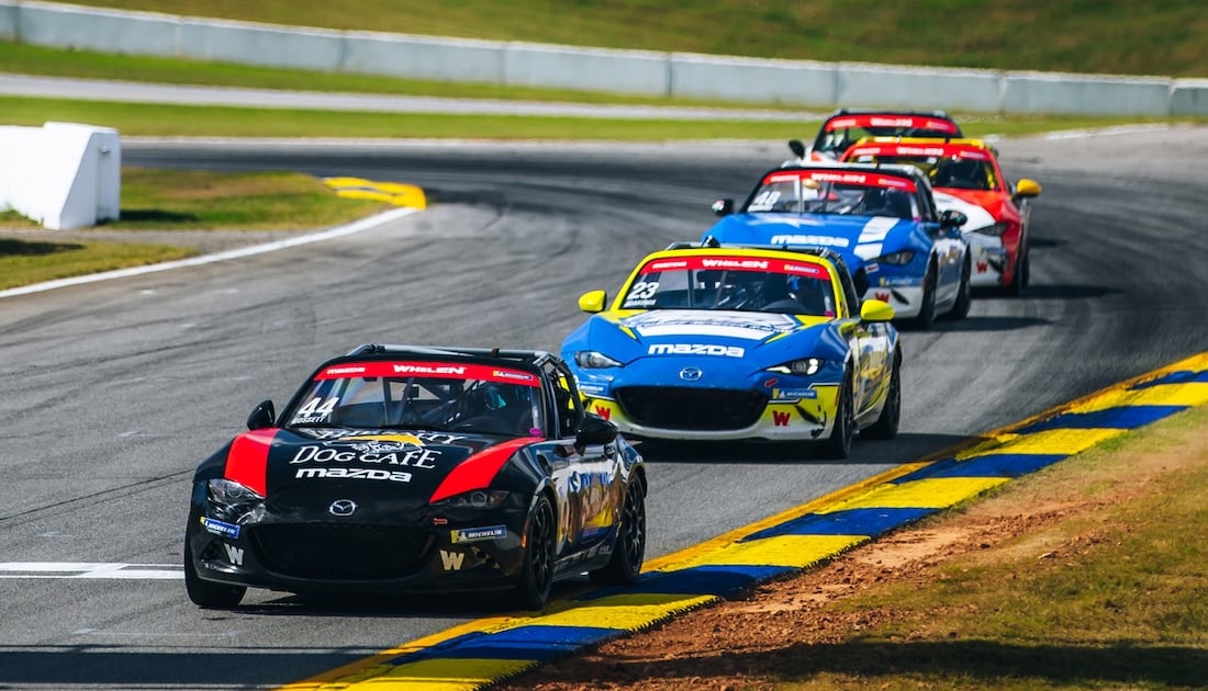 Road Atlanta Racing Line Gossett builds MX-5 Cup point lead with Road Atlanta win | RACER