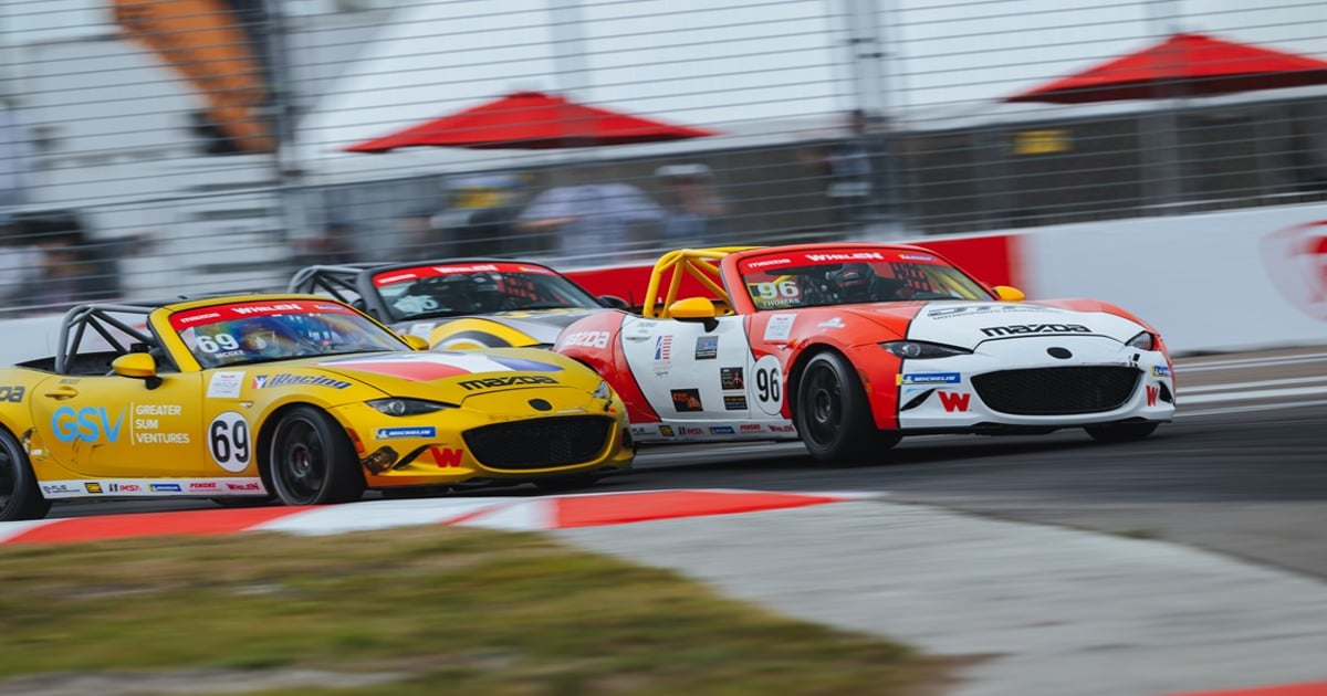 Thomas keeps it clean to win Mazda MX-5 Cup race 1 at St. Pete | RACER