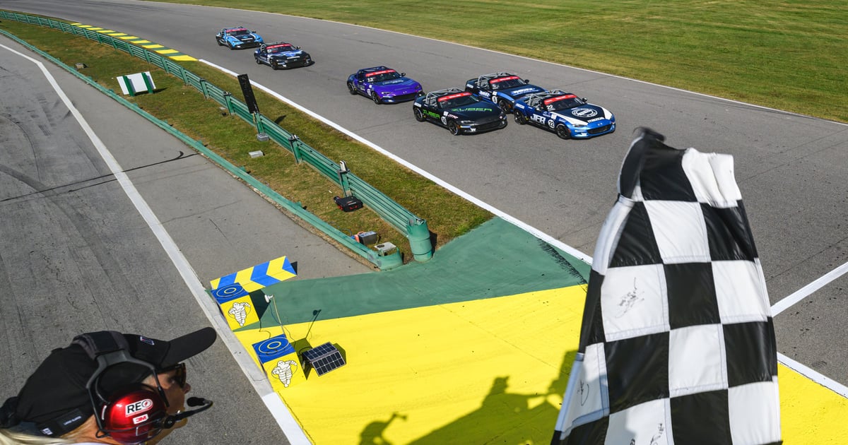 Fletcher sweeps MX-5 Cup at VIR with a photo finish | RACER