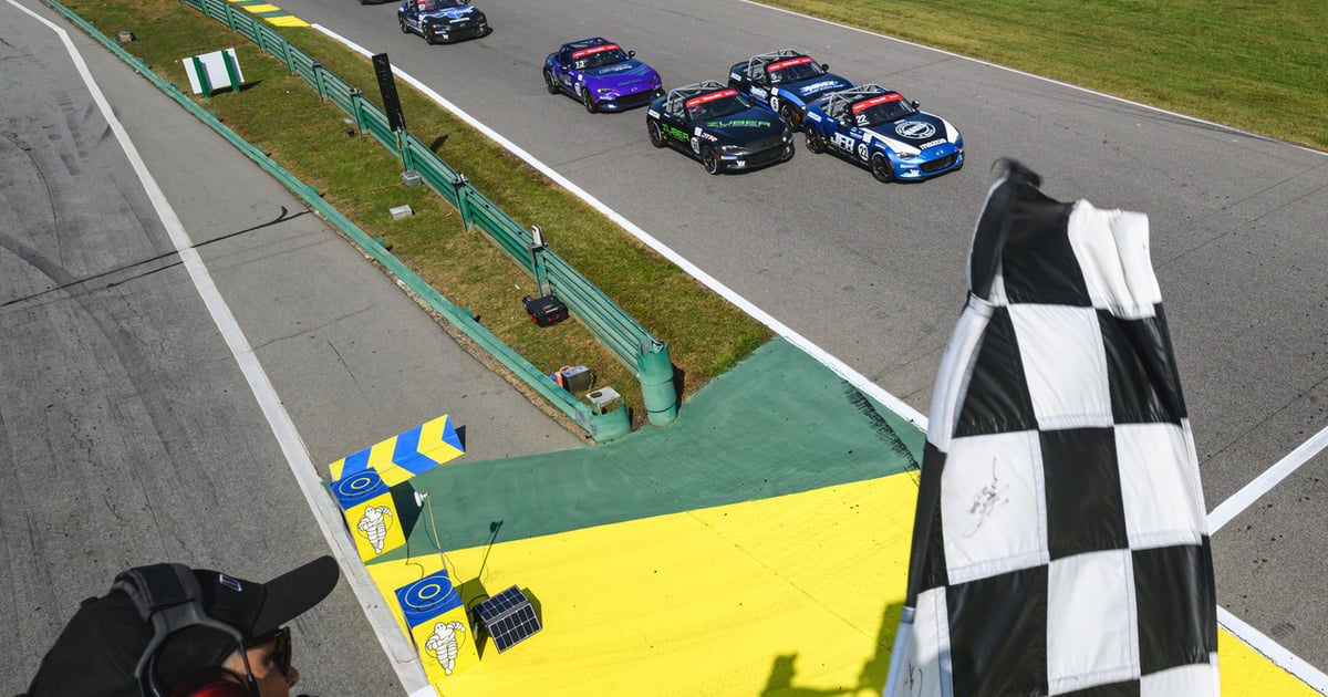 Fletcher sweeps MX-5 Cup at VIR with a photo finish | RACER