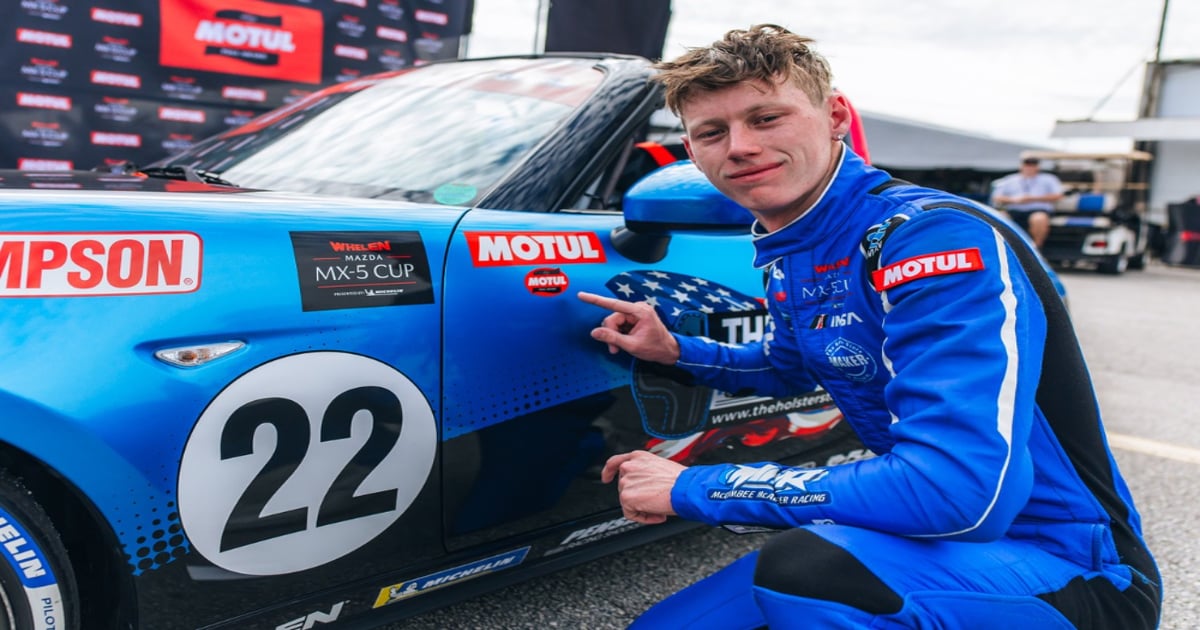Fletcher starts Mazda MX-5 Cup title defense with pole for Daytona