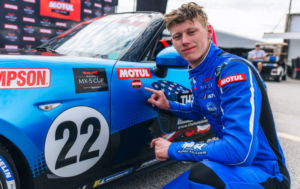 Fletcher starts Mazda MX-5 Cup title defense with pole for Daytona ...