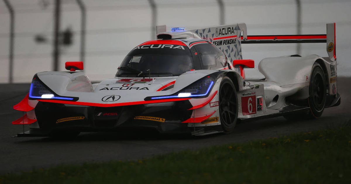 Penske Acuras remain on top in the Mid-Ohio rain | RACER