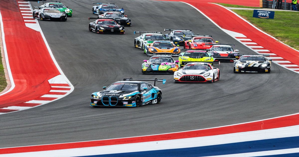 Stephens, Grenier win GT World Challenge race 2 at COTA | RACER