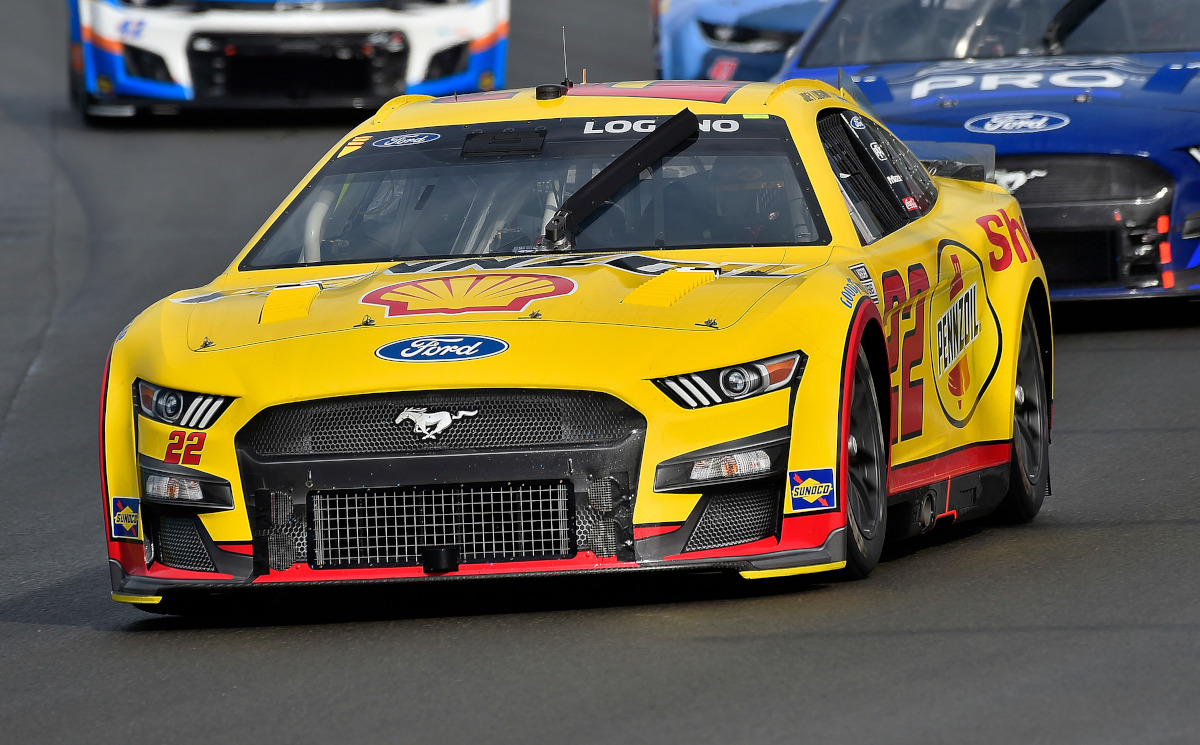 Logano edges Byron for Cup pole at Charlotte Roval