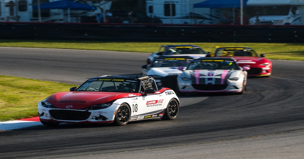 Carter takes wild Global Mazda MX-5 Cup Race 2 win at Mid-Ohio | RACER