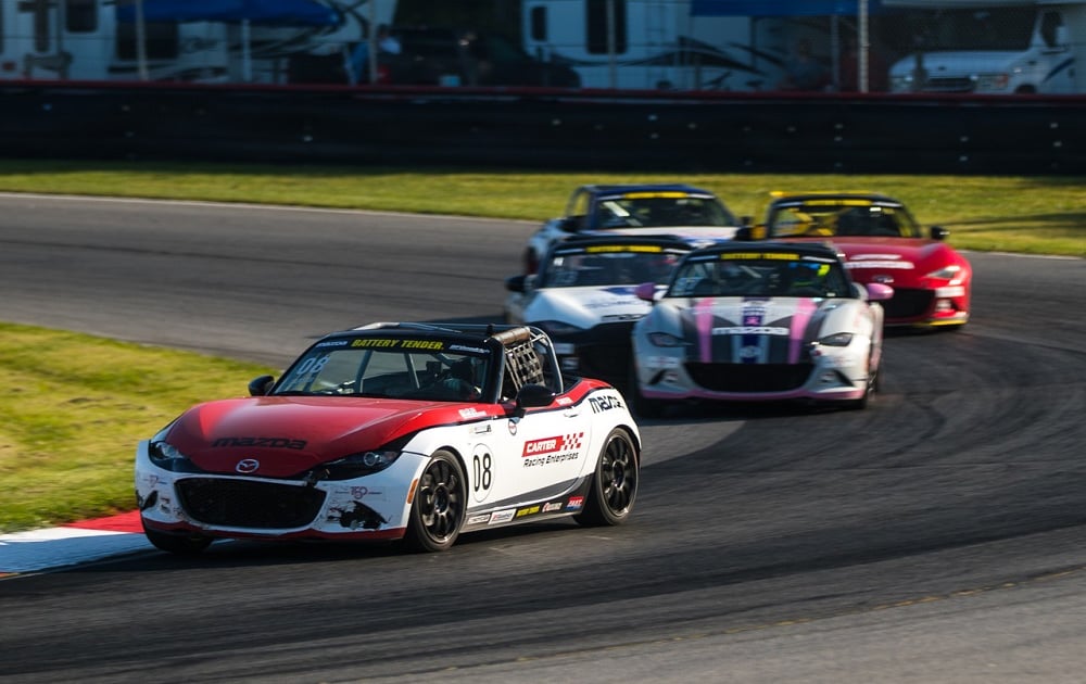 Carter takes wild Global Mazda MX-5 Cup Race 2 win at Mid-Ohio | RACER