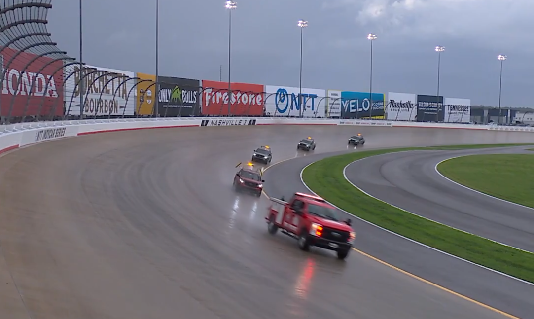 IndyCar race at Nashville postponed to Monday due to weather