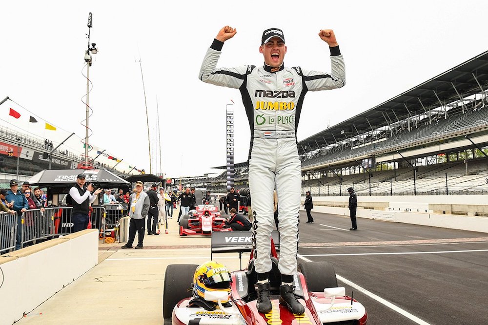 Veekay in an Indy Lights class of his own