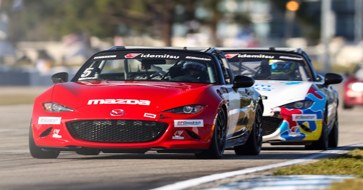Wagner is first repeat 2021 MX-5 Cup winner in Sebring Race 2 | RACER