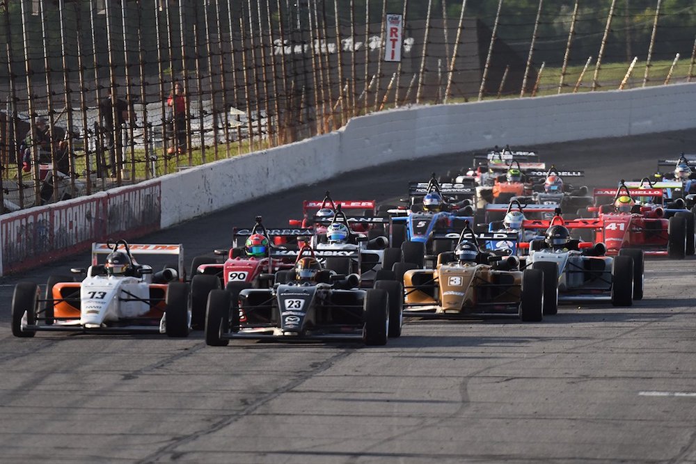 Shields flag-to-flag in Freedom 75 USF2000