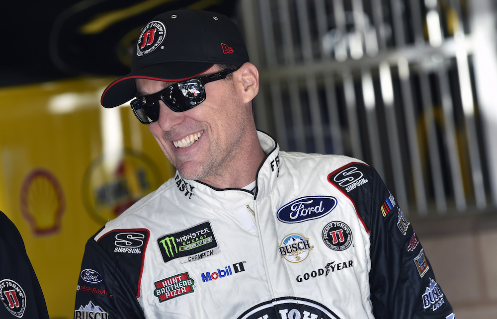 Harvick not swapping helmet for headphones anytime soon