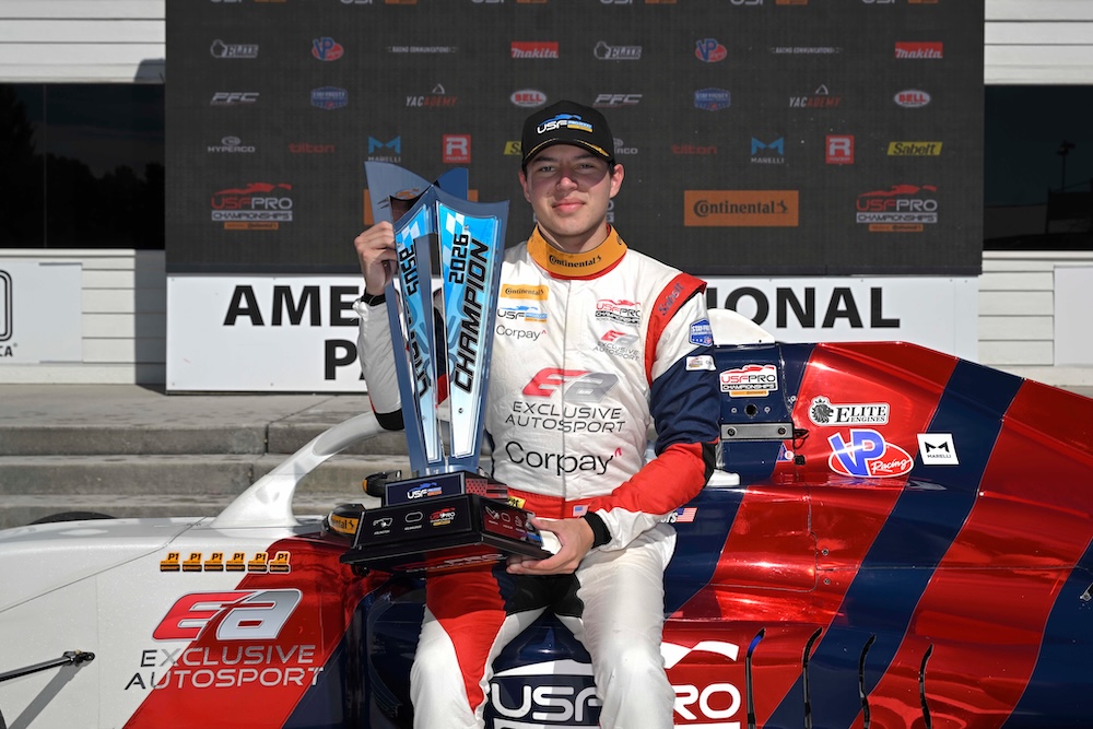 Jeffers secures USF Pro 2000 title at Road America with dominant sweep