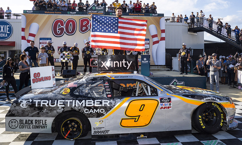 Gragson holds off Haley to win Xfinity Series race at Richmond