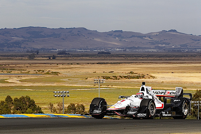IndyCar: Power tops warm-up at Sonoma