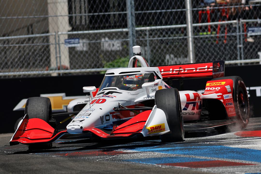 Palou stays cool under fire to take Detroit GP win