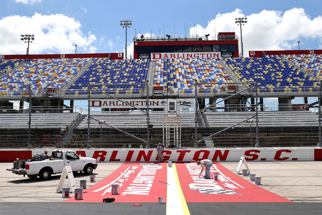 Darlington track patch surfaces as an issue for drivers