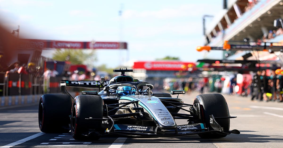 Russell leads Mercedes front-row lockout in Canada Sprint qualifying ...