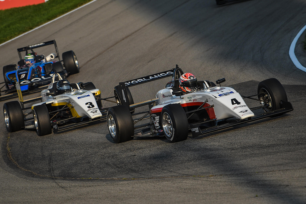 Teammates d’Orlando, Gold, USF2000 winners at Mid-Ohio