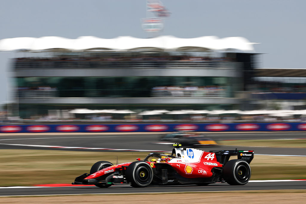 Hamilton tops Antonelli in British GP practice