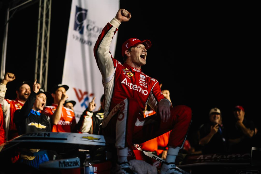 Newgarden enjoys wild reversal of fortunes to win a year after flipping at WWTR