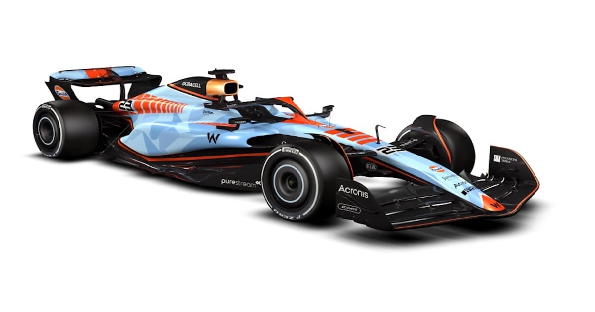 Williams reveals fan-voted Gulf livery for three races | RACER