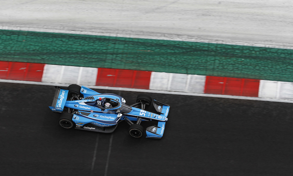 Chilton tops the times at Sebring IndyCar test