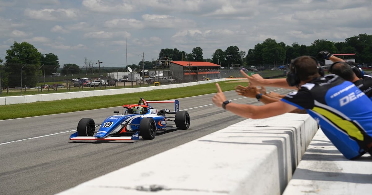 Giaffone heads DEForce 1-2 in USF Juniors at Mid-Ohio | RACER